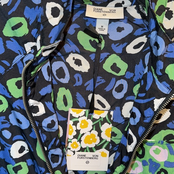 DVF/Target jumpsuit multicolor blues - Picture 3 of 6